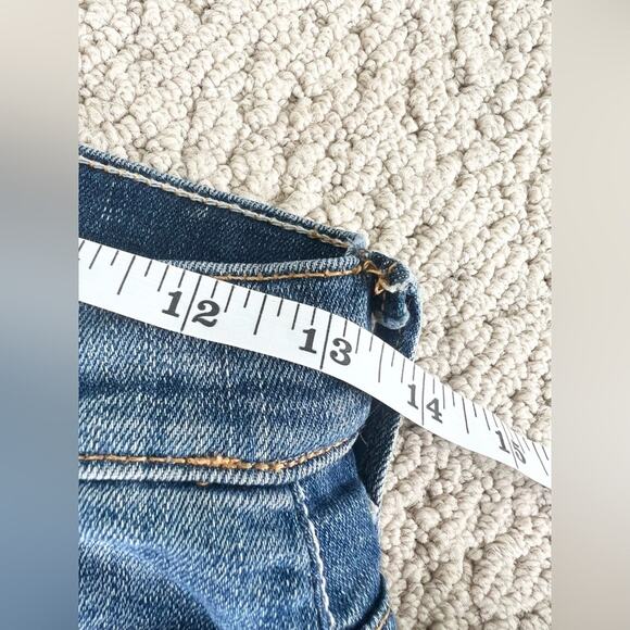 Mother insider crop step fray jeans in not rough enough kick flare HR summer 28 - Picture 14 of 16